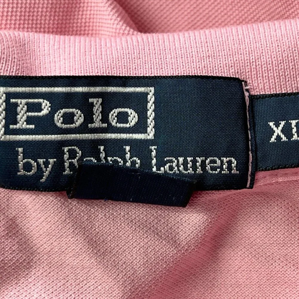 Polo Ralph Lauren Shirt Mens XL Pink Pima Cotton Short Sleeve Pullover